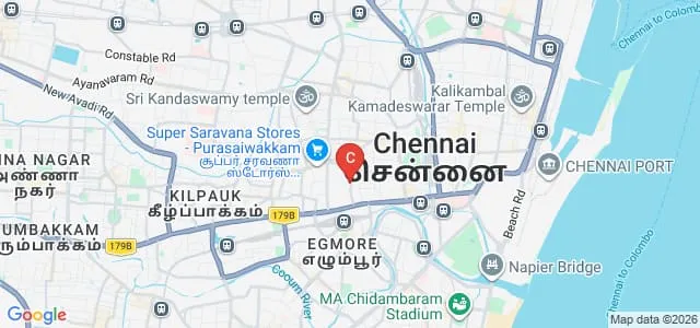 St Christopher's College of Education, Chennai Map