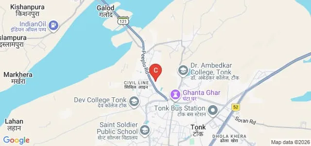 Government PG College, Tonk Map