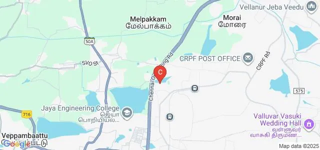 Aalim Muhammed Salegh Academy of Architecture, Chennai Map