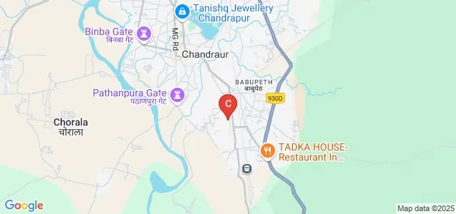 Rajiv Gandhi College of Engineering, Research and Technology, Chandrapur Map