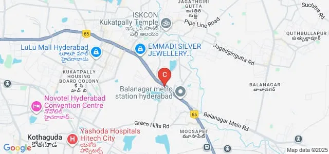 Pragathi Women's Degree College, Kukatpally Map