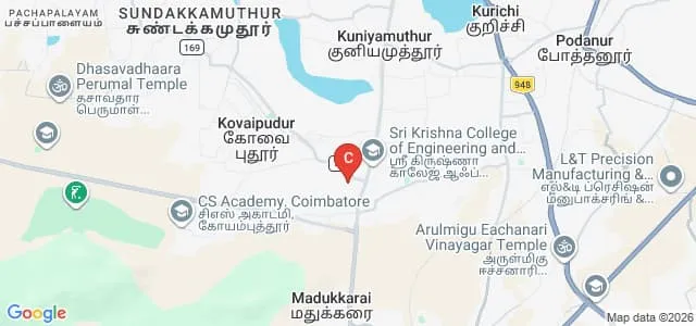 Kasturi College of Education, Coimbatore Map