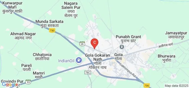 Shri Guru Nanak Kanya Mahavidyalaya, Kheri Map
