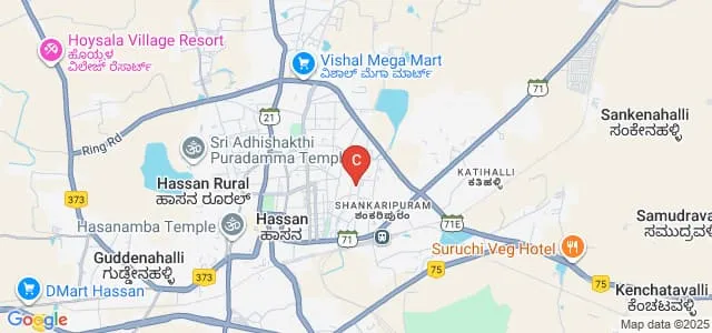 DR Karigowda College of Pharmacy, Hassan Map