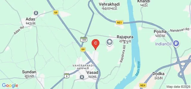 Sardar Vallabhbhai Patel Institute of Technology, Anand Map