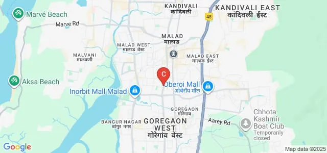 Durgadevi Saraf Institute of Management Studies, Mumbai Map