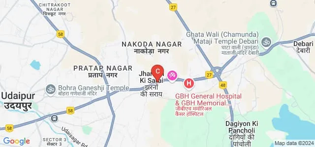 Pioneer Institute of Management, Udaipur Map