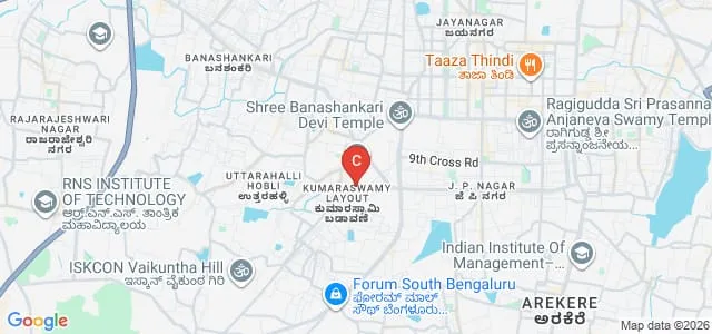 Dayananda Sagar College of Architecture, Bengaluru Map