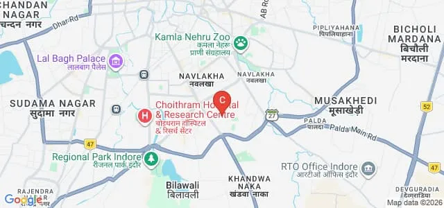School of Computer Science and Information Technology, Devi Ahilya Vishwavidyalaya, Indore Map