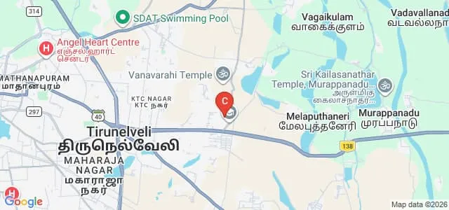 Sri Sarada College of Education for Women, Tirunelveli Map