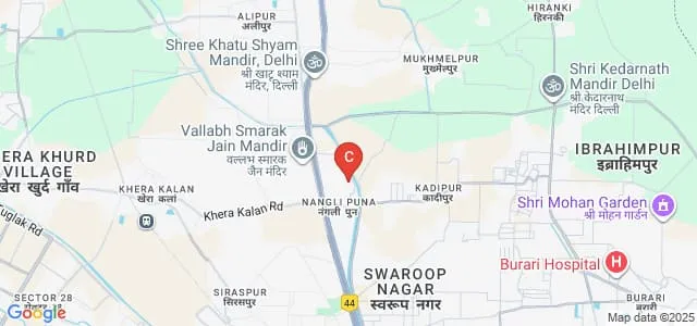 Delhi Institute of Sciences and Technology, Nangli Poona, Delhi Map