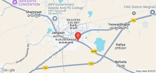 Sri Vidya Degree College, Jangaon Map