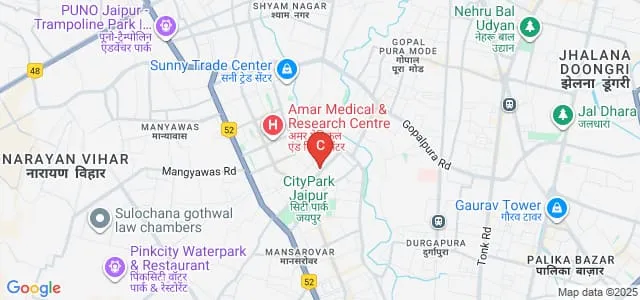 Apex Institute of Management and Science, Jaipur Map