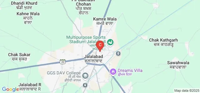 Government College for Girls, Jalalabad Map