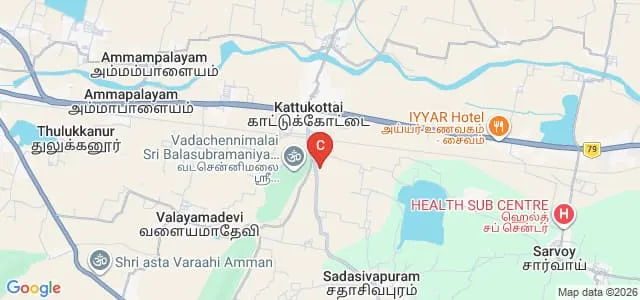 Arignar Anna Government Arts College, Attur Map