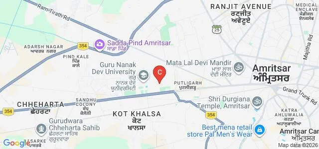 Khalsa College of Education, Amritsar Map