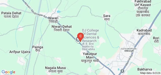 Divya Jyoti Ayurvedic Medical College and Hospital, Modinagar Map