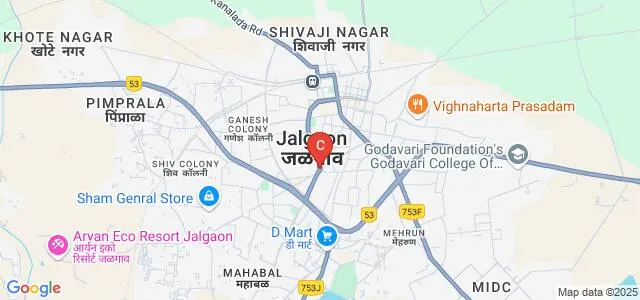 Adv Sitaram Babanbhau Anandramji Baheti Arts Commerce and Science College, Jalgaon Map