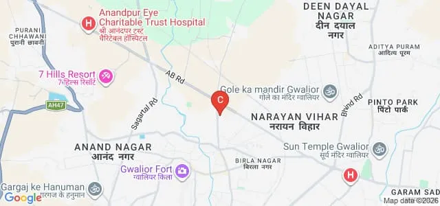 Dr Bhagwat Sahai Government College, Gwalior Map