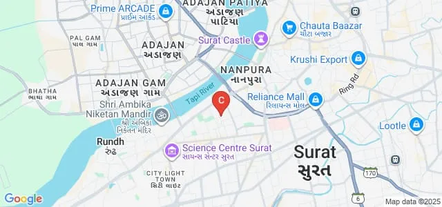 SR Luthra Institute of Management, Surat Map