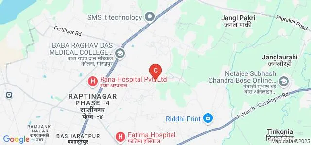 Sonalal Jha Shakuntla Devi Mahila Degree College, Gorakhpur Map