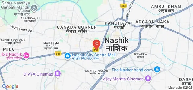 College of Architecture and Centre For Design, Nashik Map