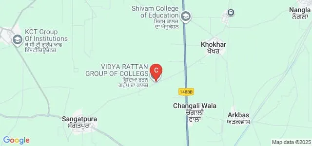 Vidya Rattan Institute of Computer Application, Sangrur Map
