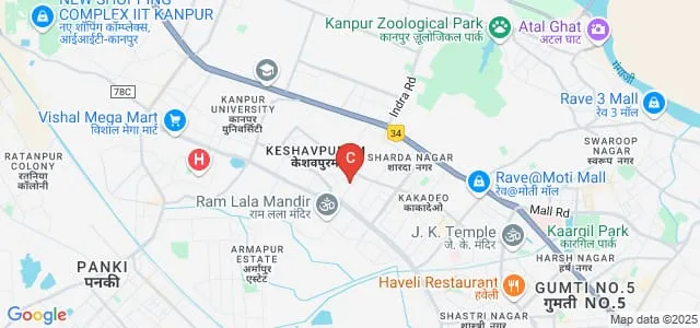Abhinav Seva Sansthan Mahavidyalaya, Kanpur Map