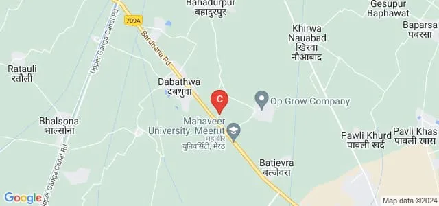 Mahaveer Institute of Technology, Meerut Map