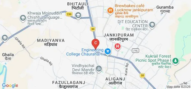 Shia Post Graduate College, Lucknow Map