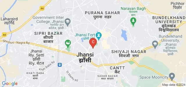 Veerangana Maharani Laxmibai Government Girls Degree, Jhansi Map