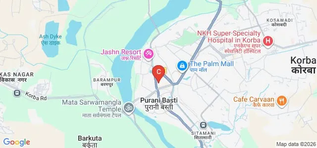 Shri Agrasen Kanya Mahavidyalaya, Korba Map
