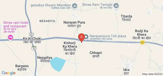 US Ostwal Institute of Technology and Science, Chittorgarh Map