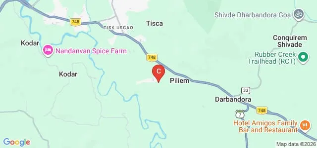 Goa Multi Faculty College, Dharbandora Map