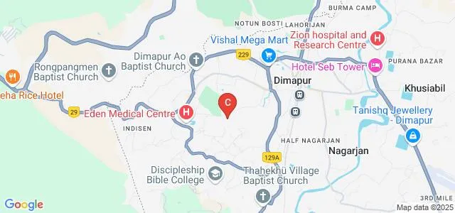 MGM College, Dimapur Map