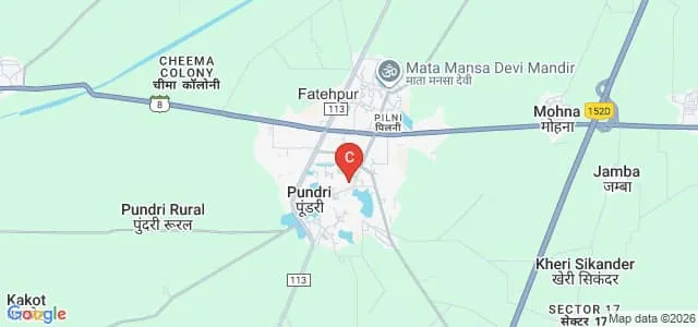 Ch Ishwar Singh Mahila Shikshan Mahavidyalaya, Kaithal Map