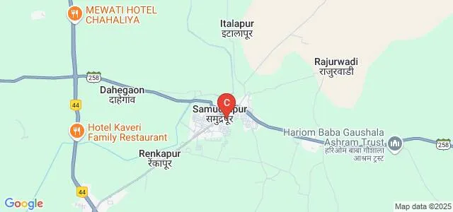 Vidya Vikas Arts Commerce and Science College, Samudrapur Map