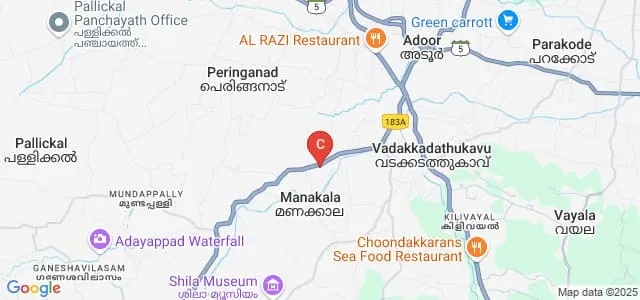 College of Engineering, Adoor Map