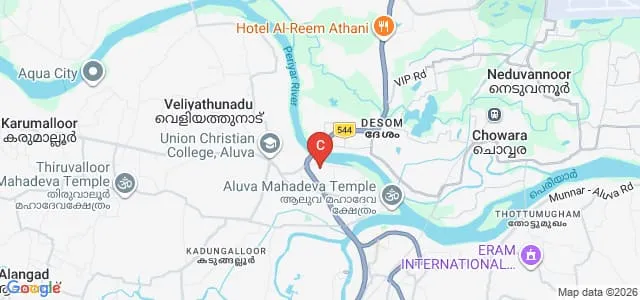 St Xavier's Training College for Women, Aluva Map