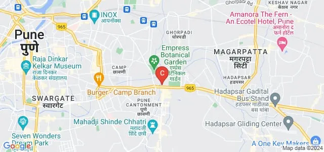 The Poona Diocesan Educational Society's Vidya Bhavan College of Commerce, Pune Map
