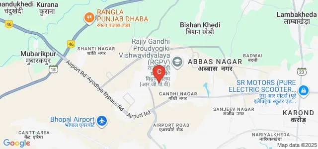 Pragyan College of Nursing, Bhopal Map