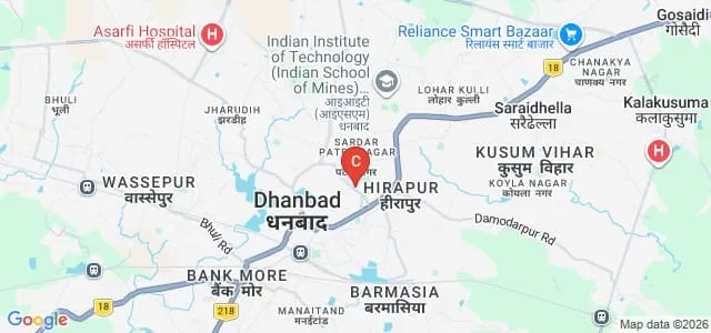 BSS Mahila Mahavidyalaya, Dhanbad Map