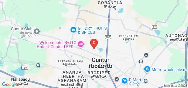 GVR and S Degree College for Women, Guntur Map