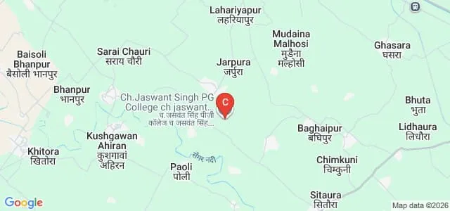 Ch Jaswant Singh Mahavidyalaya, Etawah Map