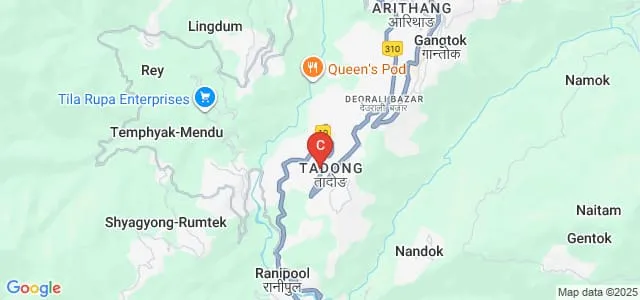 Vinayaka Missions Sikkim College of Arts and Science, Gangtok Map