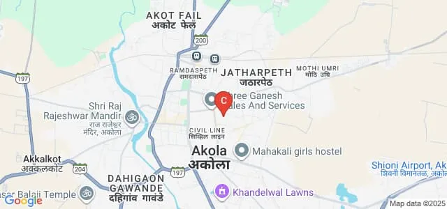 Samarth Nursing College, Akola Map