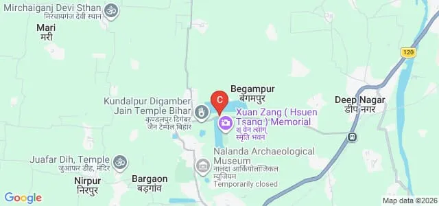 Shanti Memorial College of Education, Nalanda Map