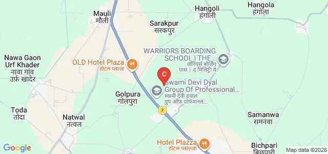 Swami Devi Dyal College of Law, Panchkula Map