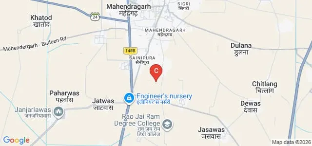 Bhartiya Degree College, Mahendergarh Map