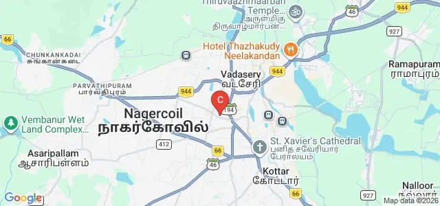 Women's Christian College, Nagercoil Map